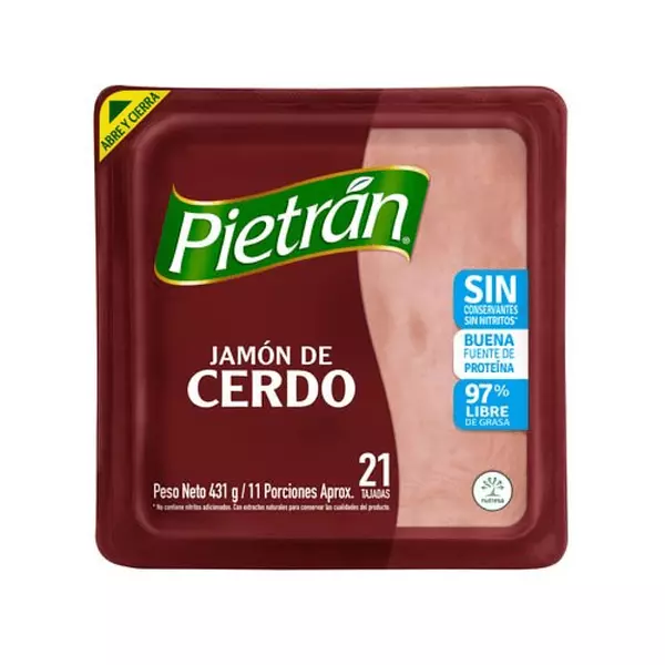 Jamon Pietran Estandar S/C 431g