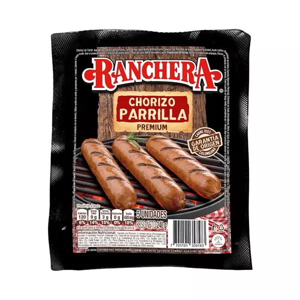 Chorizo Ranchera Parrilla Premium 240g