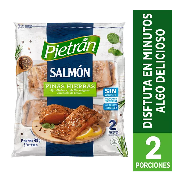 Salmon Pietran Finas Hierbas 280g