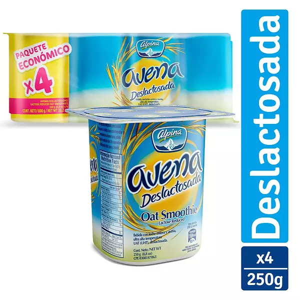 Avena Alpina Deslactosada Forpack 250g