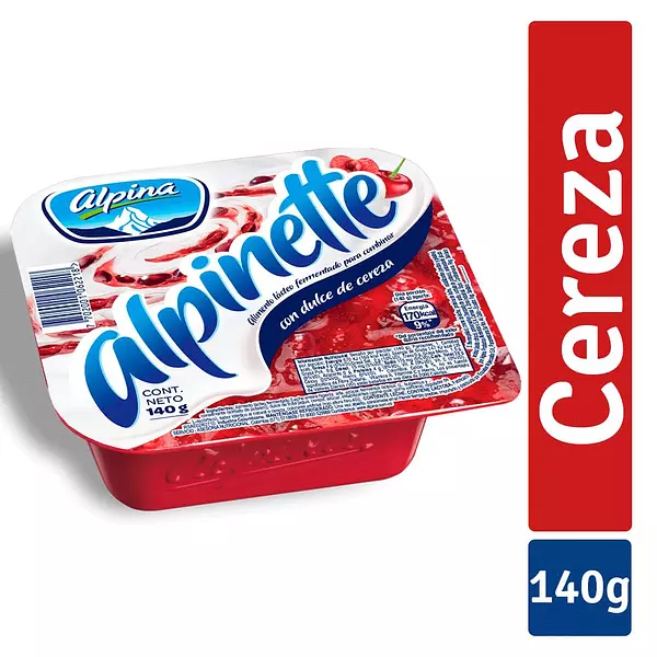 Alimento Lacteo Alpinette Cereza 140g