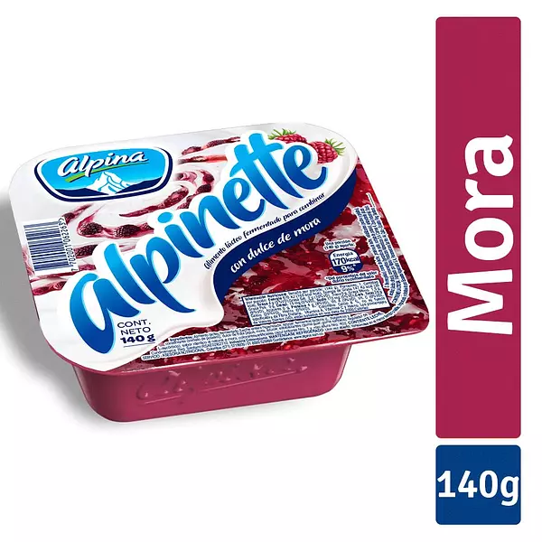 Alimento Lacteo Alpinette Mora 140g