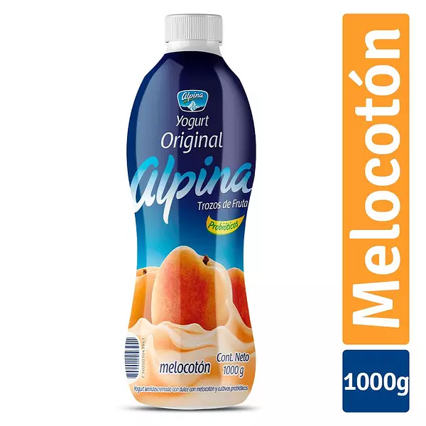 Yogurt Alpina Melocotón 1000g