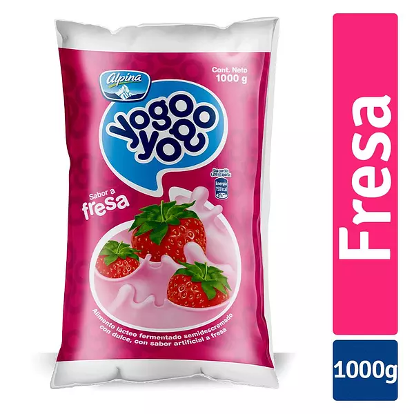 Alimento Lacteo Yogoyogo Fresa 1l