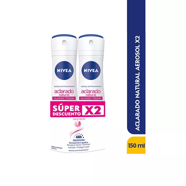 Nivea Desodorante Duo x 150ml Aclarado P.E.