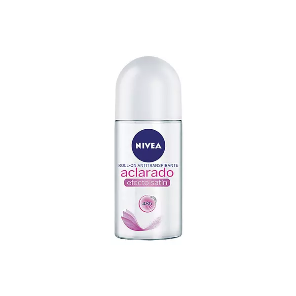 Desodorante Nivea 100ml Rollon Aclarado Satin P.E.