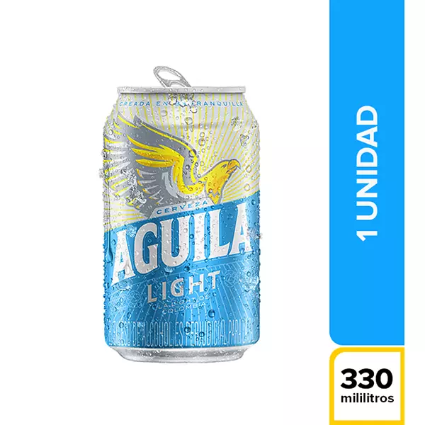 Cerveza Aguila Light Lata 330ml