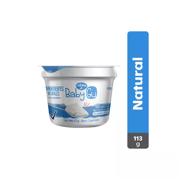 Yogurt Alpina Baby Gu Natural 113g