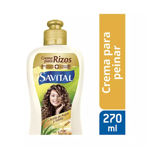 Crema de Peinal Savital 270ml Rizos