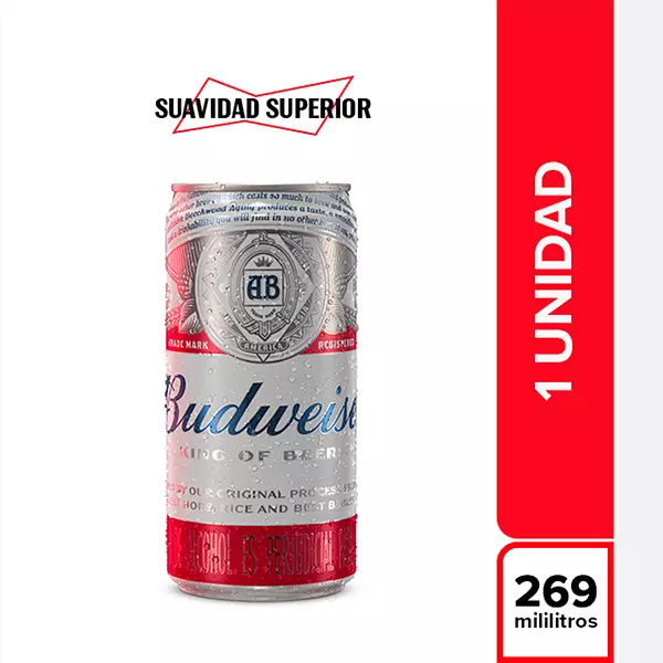 Cerveza Budweiser Lata 269ml