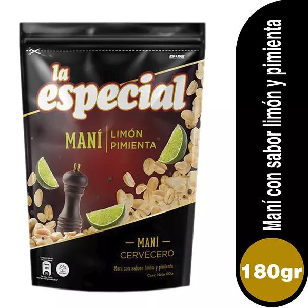 Mani La Especial Limon Pimienta 180g