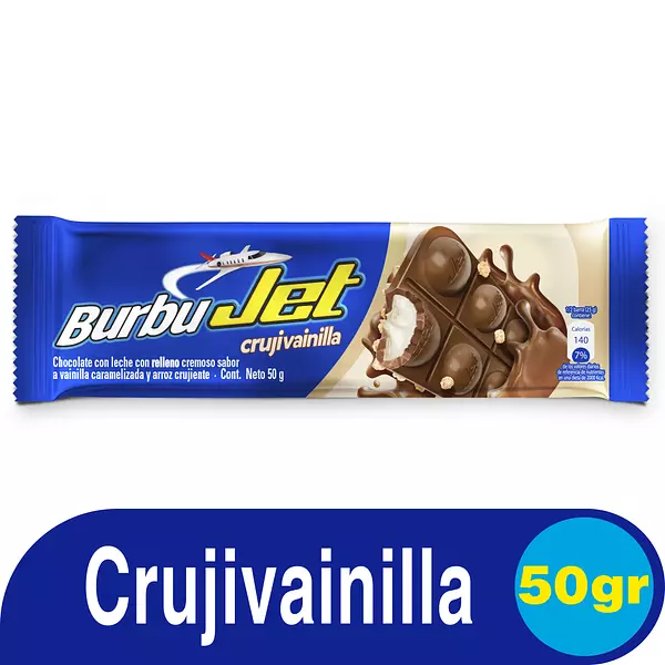 Chocolatina Burbujet Crujivainilla 50g