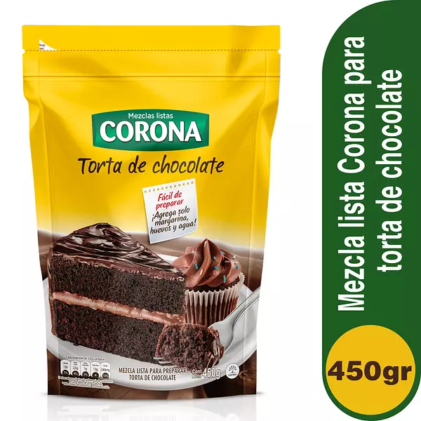 Mezcla para Torta Corona de Chocolate 450g