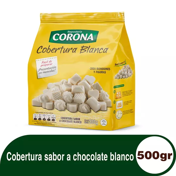 Cobertura Corona Chocolate Blanco 500g