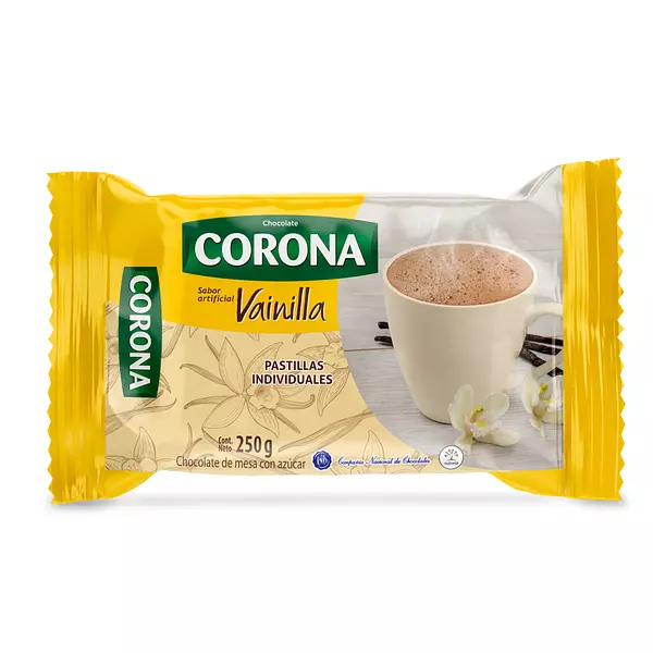 Chocolate Corona Vainilla 250g