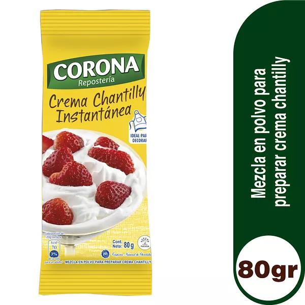 Crema Chantilly Nacional de Chocolate 80g