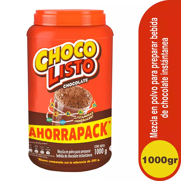 Modificador Chocolisto Tarro 1000g