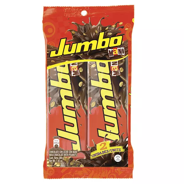 Chocolatina Jumbo Mani 2*90g