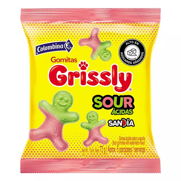 Gomas Grissly Sour Sandia 72g