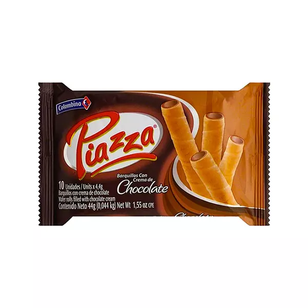 Barquillos Piazza Chocolate 44g