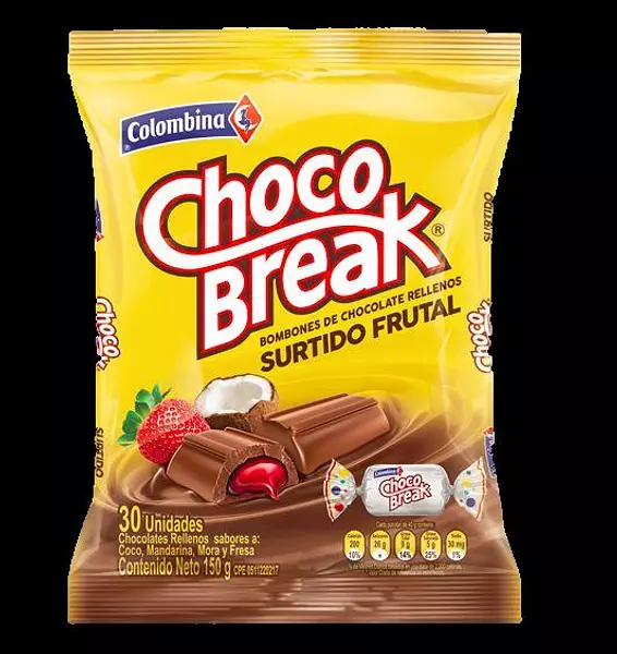 Chocobreak Surtido Frutal 150g