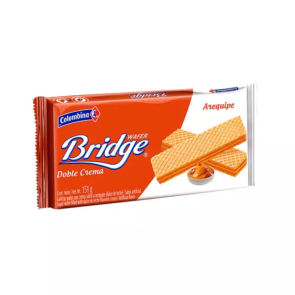 Galletas Wafer Bridge Minitaco Arequipe 71g