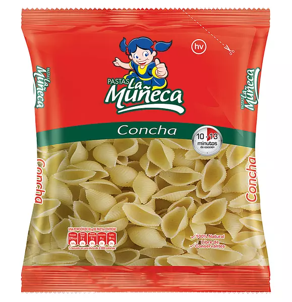 Pasta La Muñeca Concha 125g