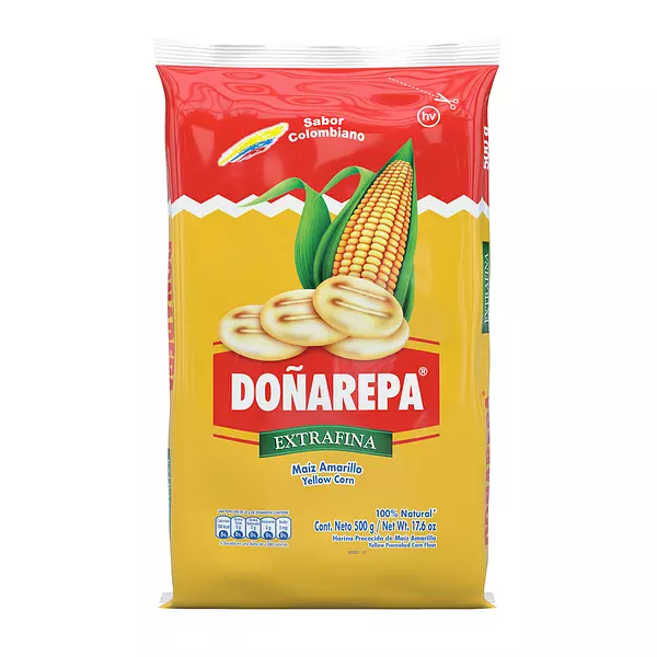 Harina Doña Arepa Amarilla 500g