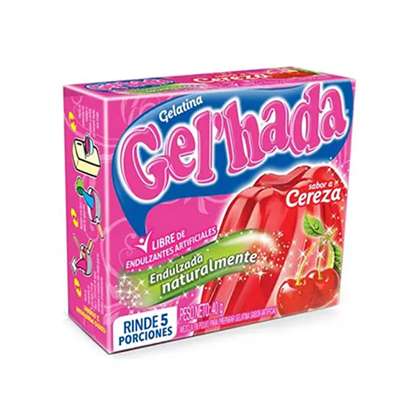 Gelatina Gel`Hada x 35gr Cereza