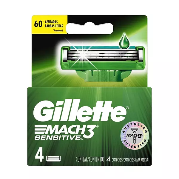 Gillette Mach 3 Power x 4 Sensitive