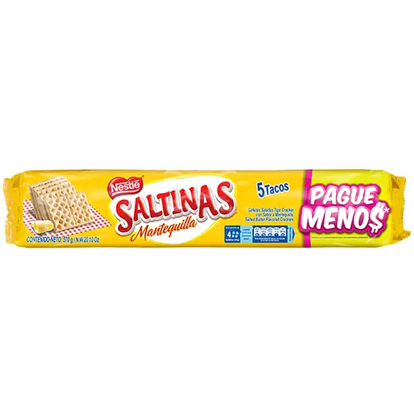 Nestle Saltinas 5 Tacos Mantequilla