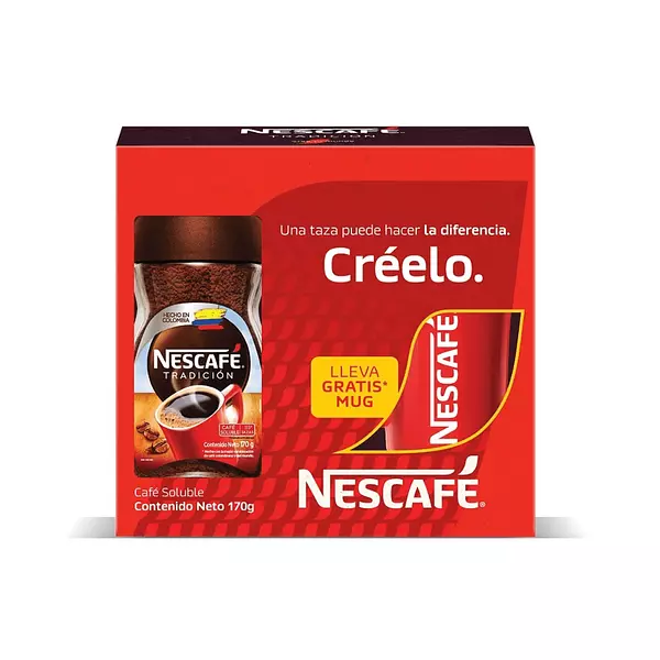 Cafe Nescafe 170g Gratis Mug