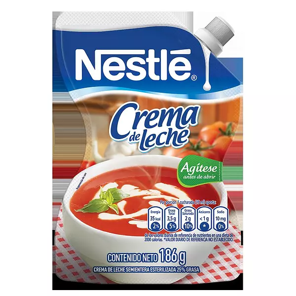 Nestle Crema Leche x 186gr Doy Pack