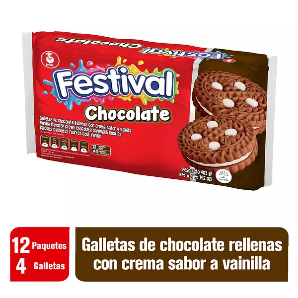 Galleta Festival Chocolate 12*33.58g