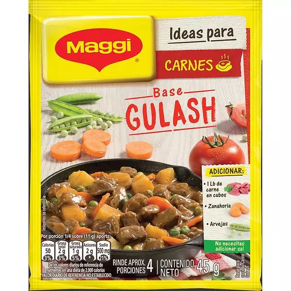 Maggi Base para Carne Gulasch x 45gr