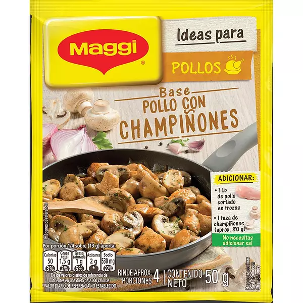 Maggi x 50gr Base para Pollo con Champiñones