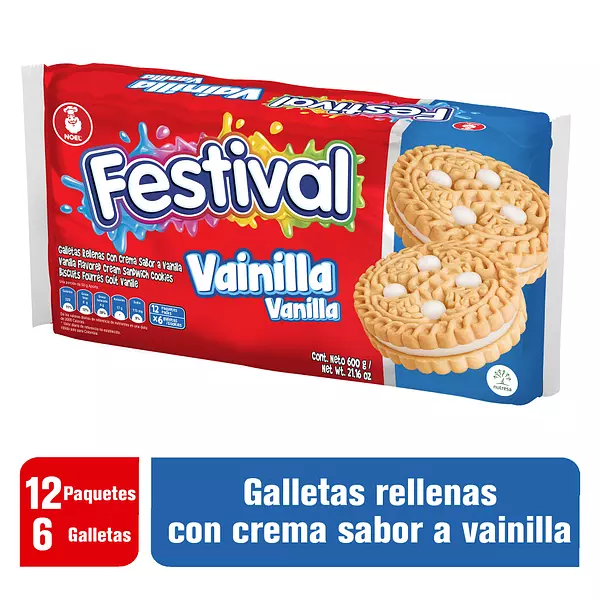 Galleta Festival Vainilla 12*50g