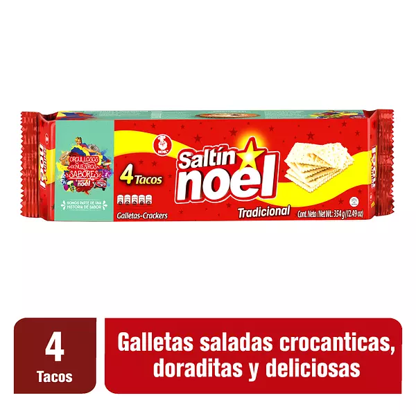 Galleta Saltin Cuatro Tacos 354g