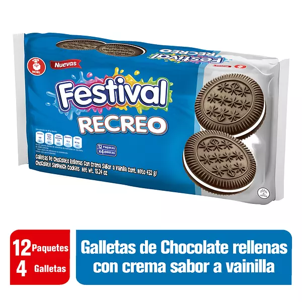 Galleta Festival Recreo 12 *36g