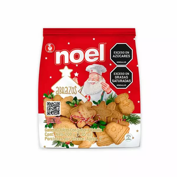 Galleta Navideña Noel Bolsa 200g