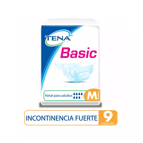 Pañal Adulto Tena Basic Medium 9 Und