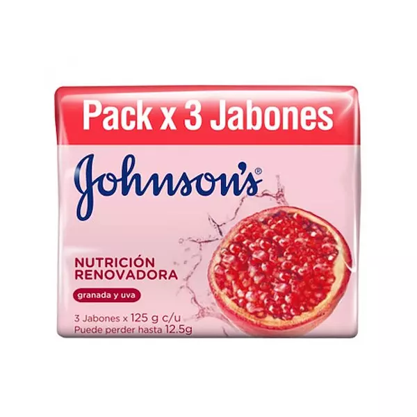 Johnson Jabon 110g*3pr Esp Granada y Uva