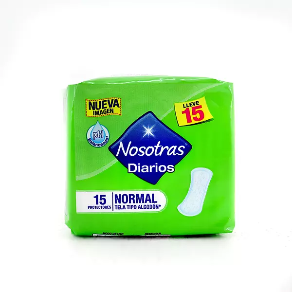 Protectores Nosotras Diarios Normal 15 Und