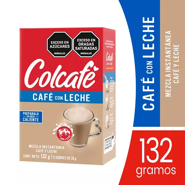 Cafe con Leche Colcafe 6*22g