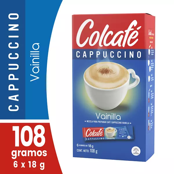 Cappuccino Colcafe Vainilla 108g