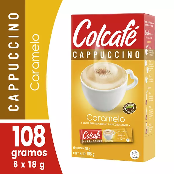 Cappuccino Colcafé Caramelo 108g