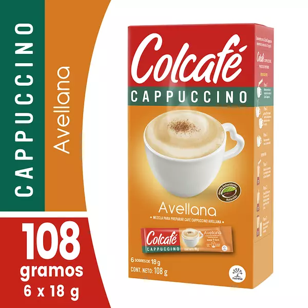 Cappuccino Colcafé Avellana 108g