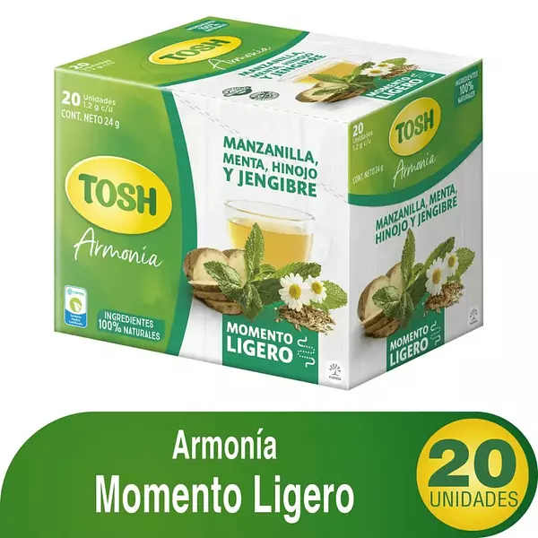 Infusion Tosh Bienestar Ligero 20 Und