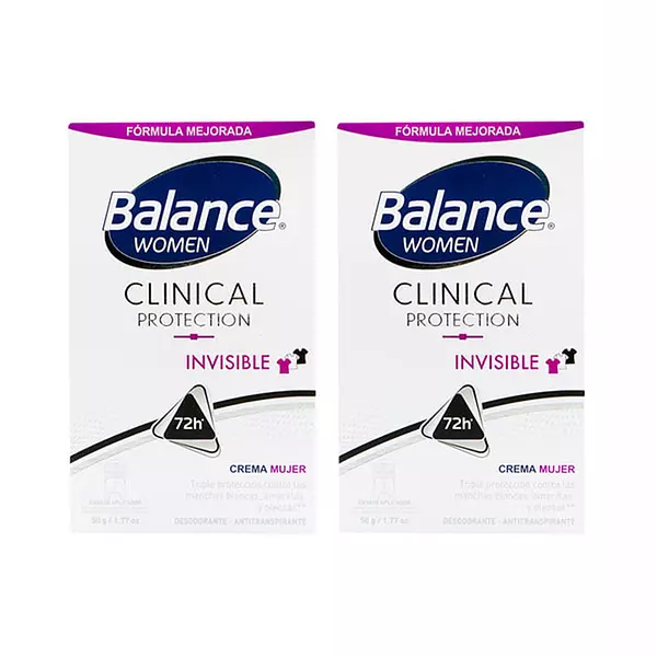 Desodorante Balance Clinical Women Care 2*50g