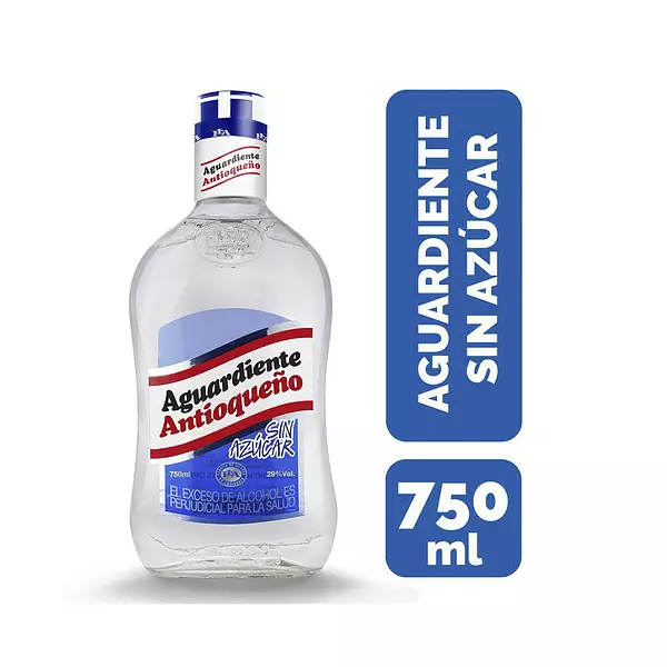 Aguardiente Antioqueño Sin Azúcar 750ml